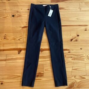 Tory Burch side zip trousers NAVY